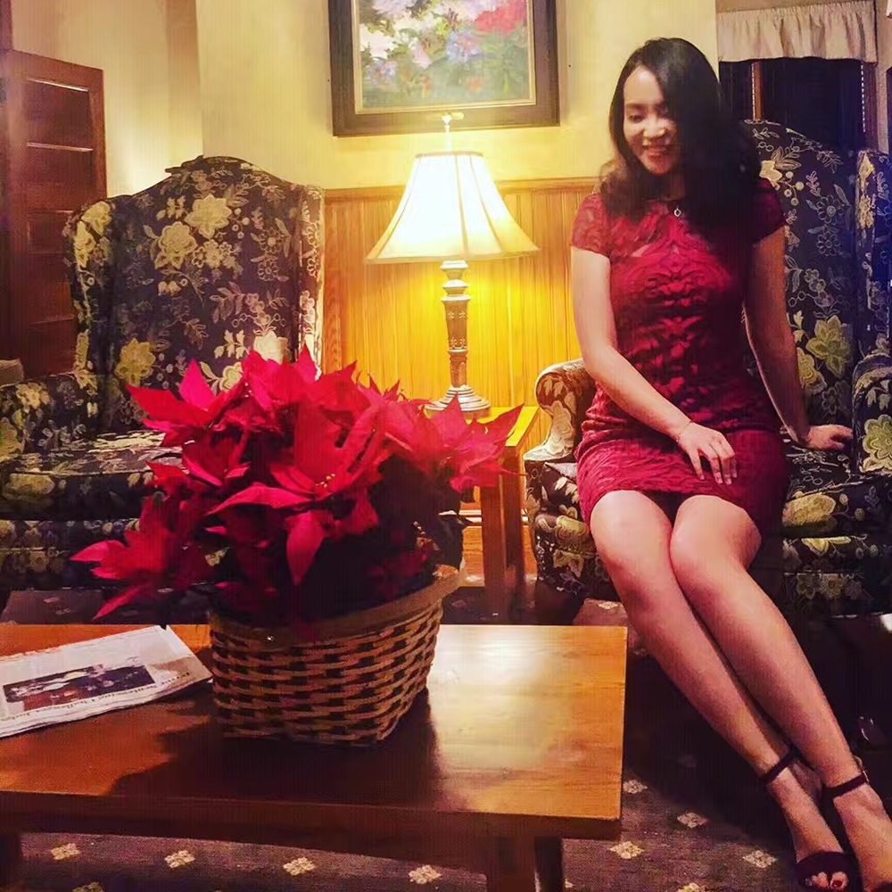 Burgundy lace dress midi length